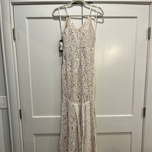 New! Lulus Flynn Lace Maxi Dress - Picture 3 of 3
